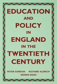 Produktbild: Education and Policy in England in the Twentieth Century