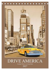 Produktbild: Drive America Plakate (Tischkalender 2027 DIN A5 hoch), CALVENDO Monatskalender