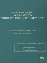 Produktbild: An Elementary Approach To Thinking Under Uncertainty