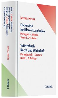 Bild vom Artikel Wörterbuch Recht und Wirtschaft Band I: Portugiesisch - Deutsch vom Autor Erik Jayme