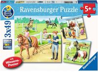 Bild vom Artikel Puzzle Ravensburger Ein Tag auf dem Reiterhof 3 X 49 Teile vom Autor 