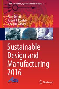 Produktbild: Sustainable Design and Manufacturing 2016