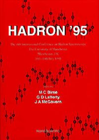 Produktbild: Hadron '95 - Proceedings of the 6th International Conference on Hadron Spectroscopy