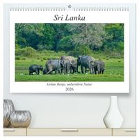 Produktbild: Sri Lanka, Gr&uuml;ne Berge - unber&uuml;hrte Natur (hochwertiger Premium Wandkalender 2026 DIN A2 quer), Kunstdruck in Hochglanz