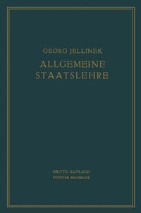 Produktbild: Allgemeine Staatslehre