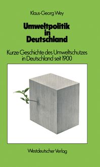 Produktbild: Umweltpolitik in Deutschland