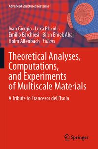 Produktbild: Theoretical Analyses, Computations, and Experiments of Multiscale Materials