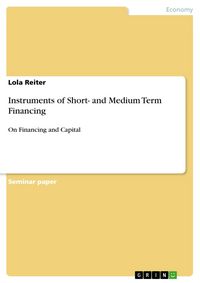 Produktbild: Instruments of Short- and Medium Term Financing