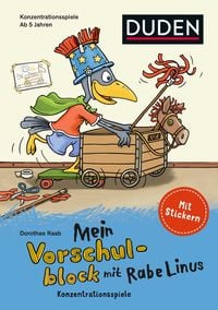 Produktbild: Mein Vorschulblock mit Rabe Linus -Konzentrationsspiele