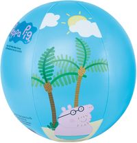Happy People 16264 Peppa Pig Wasserball, aufgeblasen ca. 29 cm,