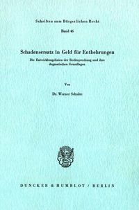 Produktbild: Schadensersatz in Geld f&uuml;r Entbehrungen.