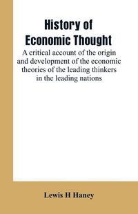 Produktbild: History of economic thought