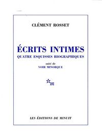 Produktbild: Ecrits intimes : quatre esquisses biographiques