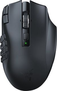 Produktbild: RAZER Naga V2 HyperSpeed Ergonomische Gaming-Maus Bluetooth&reg;, Funk Optisch Schwarz 21 Tasten 30000 dpi Ergonomisch