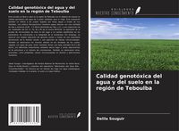 Produktbild: Calidad genot&oacute;xica del agua y del suelo en la regi&oacute;n de Teboulba