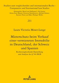 Produktbild: Mieterschutz beim Verkauf einer vermieteten Immobilie in Deutschland, der Schweiz und Spanien