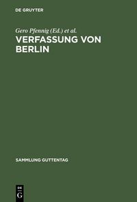 Produktbild: Verfassung von Berlin