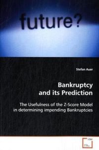 Produktbild: Auer, S: Bankruptcy and its Prediction
