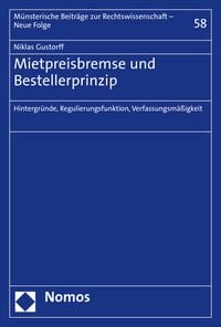 Produktbild: Mietpreisbremse und Bestellerprinzip