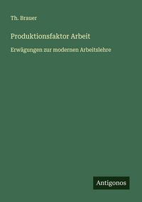 Produktbild: Produktionsfaktor Arbeit