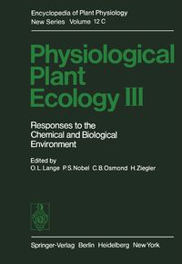 Produktbild: Physiological Plant Ecology III