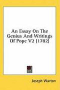 Produktbild: An Essay on the Genius and Writings of Pope V2 (1782)