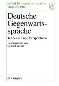 Produktbild: Deutsche Gegenwartssprache