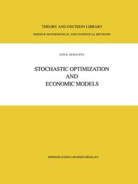 Produktbild: Stochastic Optimization and Economic Models
