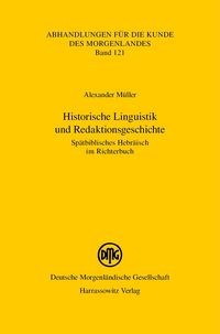 Produktbild: Historische Linguistik und Redaktionsgeschichte