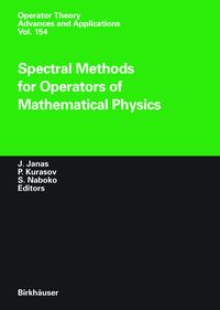 Produktbild: Spectral Methods for Operators of Mathematical Physics