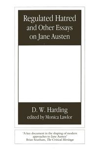 Produktbild: Regulated Hatred and Other Essays on Jane Austen