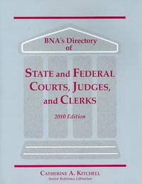 Produktbild: BNA's Directory of State and Federal Courts, Judges, and Cle