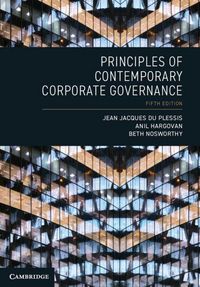 Produktbild: Principles of Contemporary Corporate Governance
