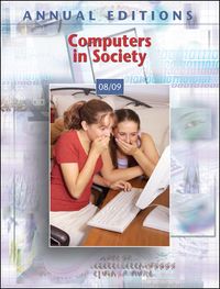 Produktbild: Annual Editions: Computers in Society 08/09