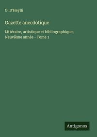 Produktbild: Gazette anecdotique