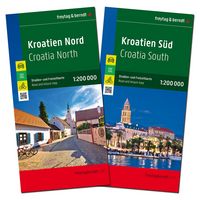 Produktbild: Freytag & berndt Stra&szlig;enkarte Kroatien Set 1:200.000