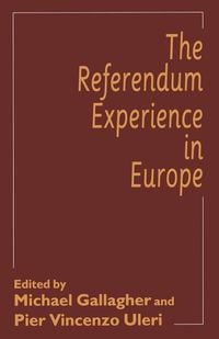 Produktbild: The Referendum Experience in Europe