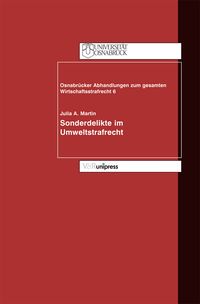 Produktbild: Sonderdelikte im Umweltstrafrecht