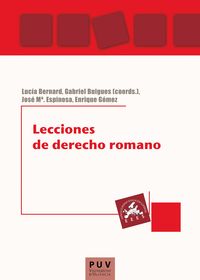 Produktbild: Lecciones de derecho romano