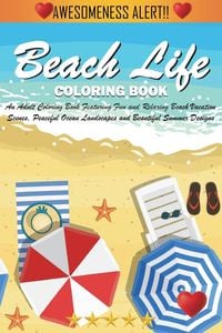 Produktbild: Beach Life Coloring Book (Cozy Coloring Books)