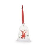 Weihnachtsanhänger Glasglocke 