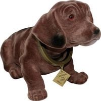 Produktbild: Rakso Kunststofferzeugnisse 563014 Wackeldackel (L x B) 30cm x 10cm Braun