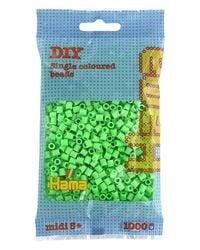 Produktbild: Hama&reg; B&uuml;gelperlen Midi - Pastell Gr&uuml;n 1000 Perlen.