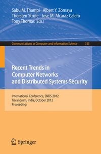 Produktbild: Recent Trends in Computer Networks and Distributed Systems Security
