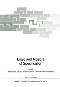 Produktbild: Logic and Algebra of Specification