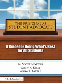 Produktbild: Principal as Student Advocate, The