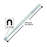 Produktbild: TOOLCRAFT TO-6541704 Magnetheber in Stiftform ausziehbar 130 - 630 mm 1,3 kg Hebekraft Magnetheber