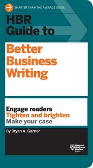 Produktbild: HBR Guide to Better Business Writing (HBR Guide Series)