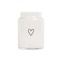 Produktbild: Vase aus Glas gro&szlig; Herz