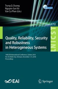 Produktbild: Quality, Reliability, Security and Robustness in Heterogeneous Systems